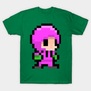 pixelated pink hoodie little man T-Shirt